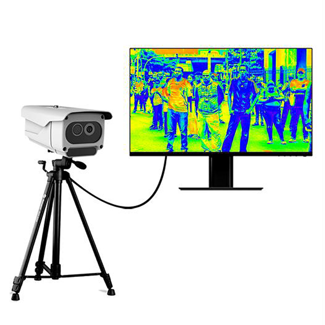 Scanner de température corporelle de reconnaissance faciale de capteur de thermomètre de caméra thermique du0026#39;imagerie infrarouge
