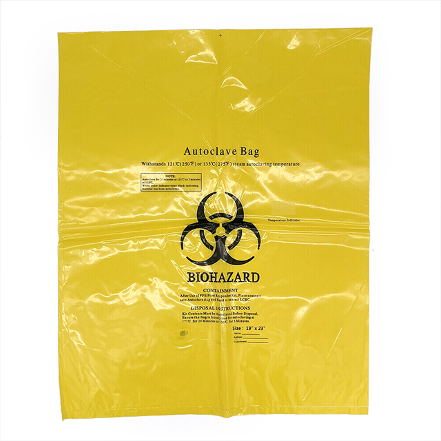 Sac de déchets en plastique de haute qualité Danger BIO-Medical Biohazard