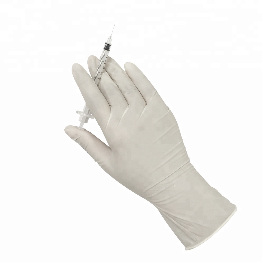 Gant du0026#39;examen en latex stérile sans poudre de haute qualité à usage unique