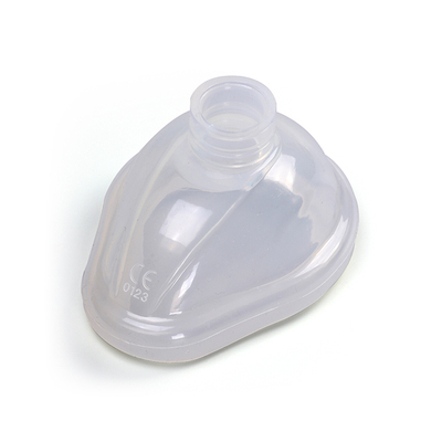 Masque respiratoire du0026#39;anesthésie transparent en silicone réutilisable