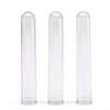 Tube à essai en verre transparent de haute qualité avec bouchons à vis