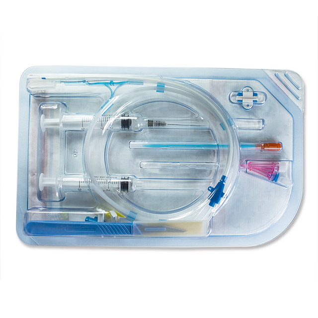 Cathéter veineux central jetable à lumière unique pour usage hospitalier