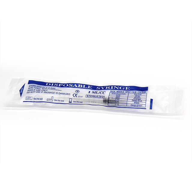 Seringue à usage unique de 1 ml avec Luer Slip