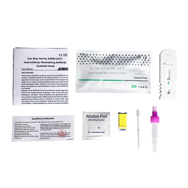 Meilleur test en une étape pour lu0026#39;anticorps total/lu0026#39;anticorps neutralisant SARS-CoV-2