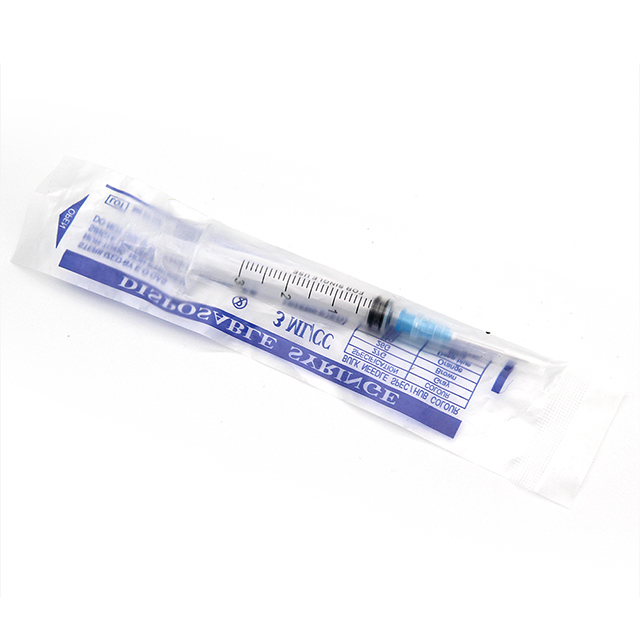 Seringue jetable à usage médical de 3 ml avec 3 parties