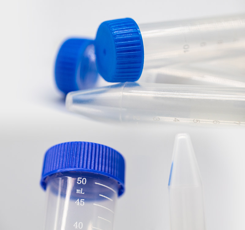 Tube à centrifuger à fond conique jetable PP Lab 10 ml 15 ml 50 ml